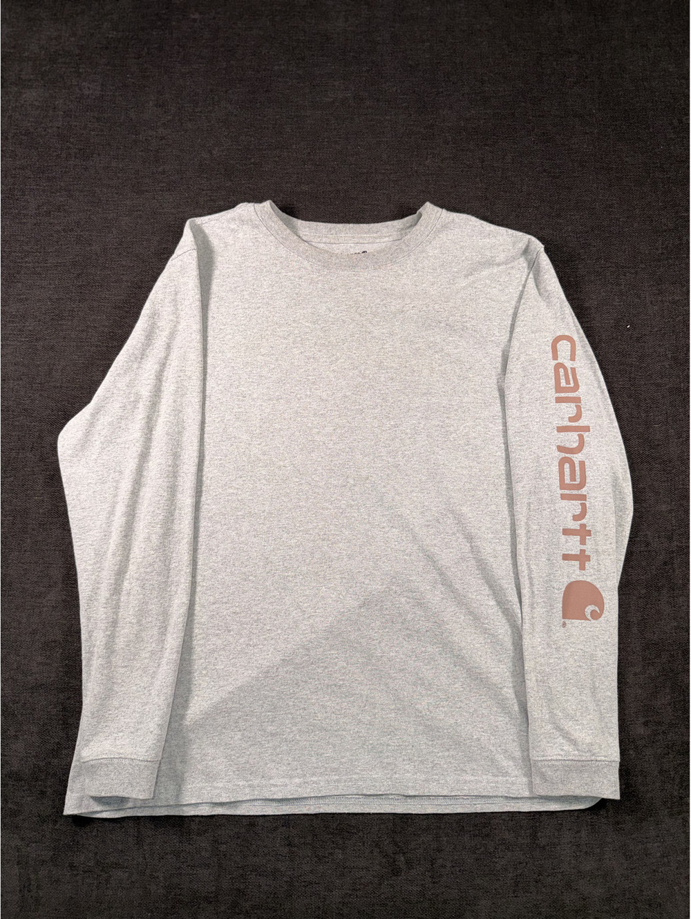 Carhartt Loose Fit Long Sleeve T-Shirt Youth Size Large (12-14) Gray